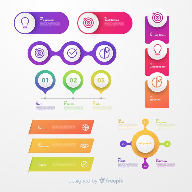 Infographic element collection