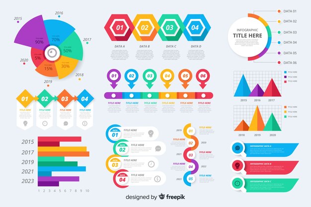 Infographic element collection