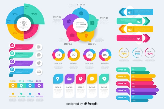 Infographic element collection