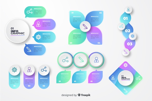 Infographic element collection