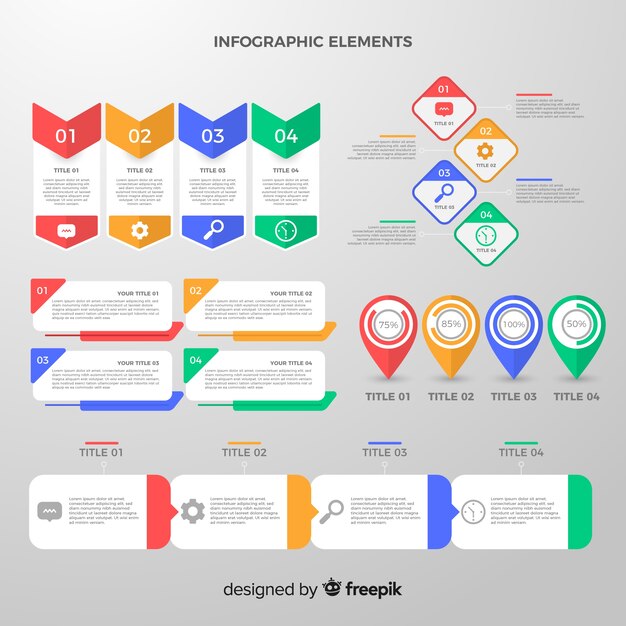 Infographic element collection