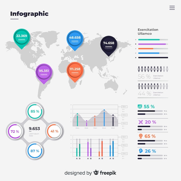 Infographic element collection