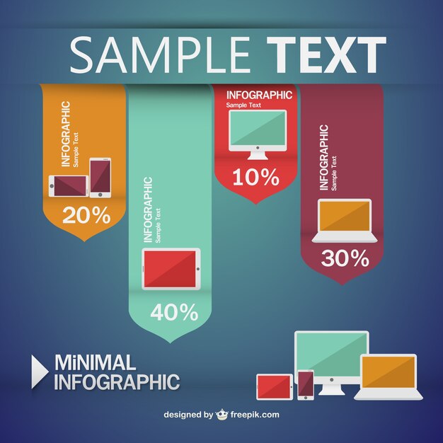 Infographic minimal style 