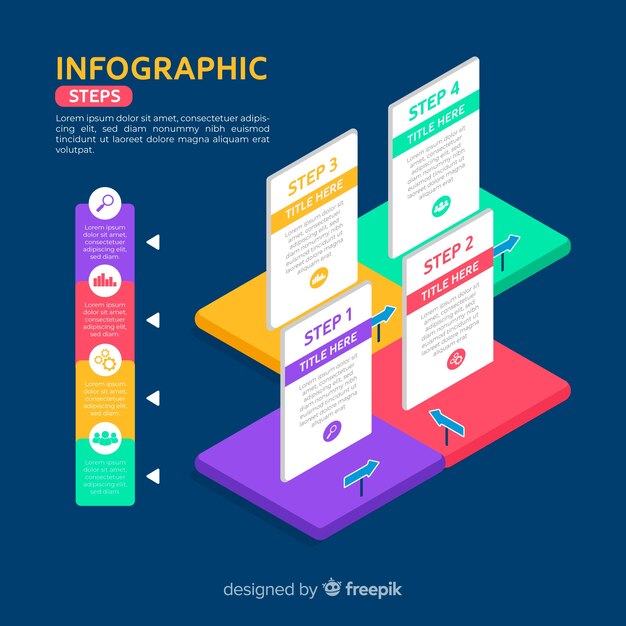 Infographic steps