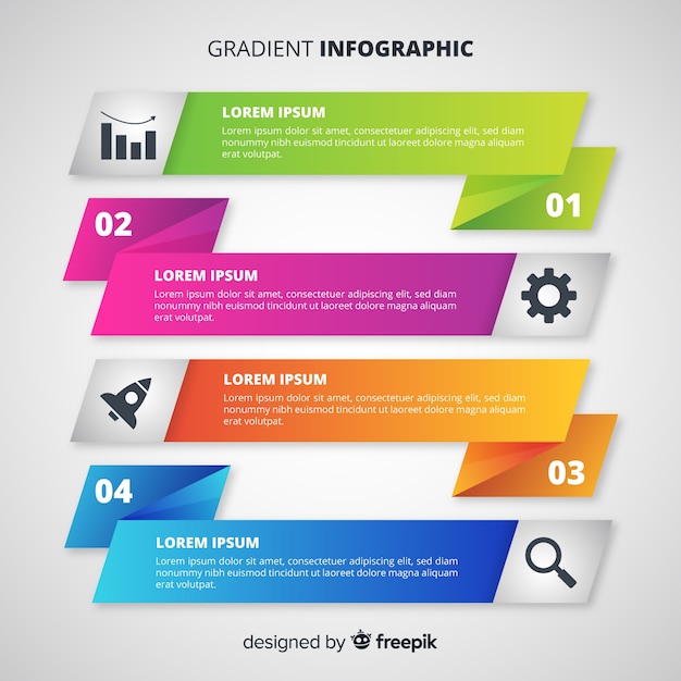 Infographic steps