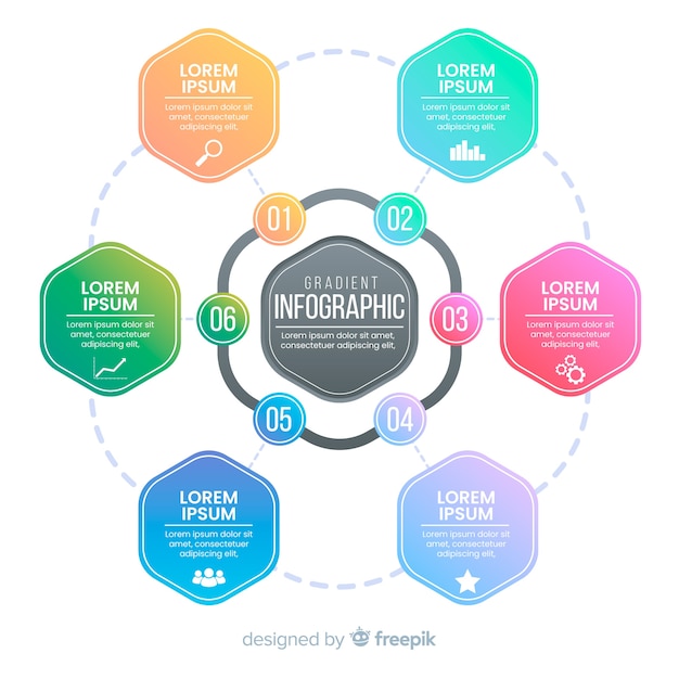 Infographic steps