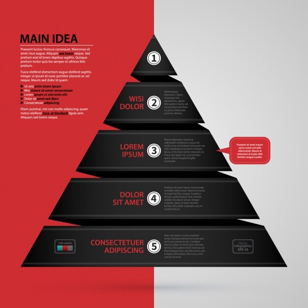 Infographic template design