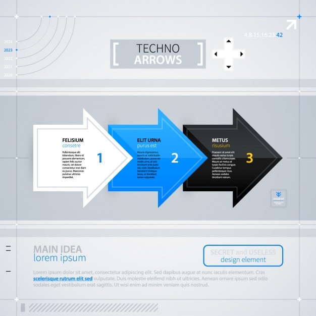 Free vector infographic template design