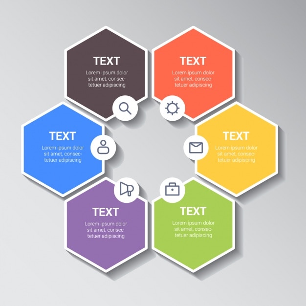 Free Vector infographic template design