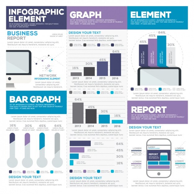 Infographic template design