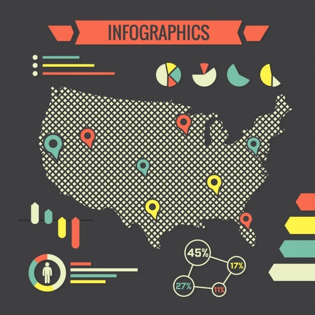 Free Vector infographic template design