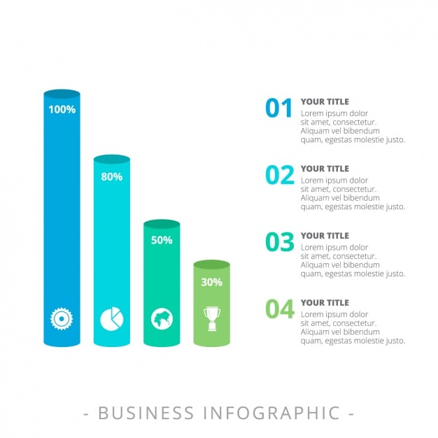 Free Vector infographic template design