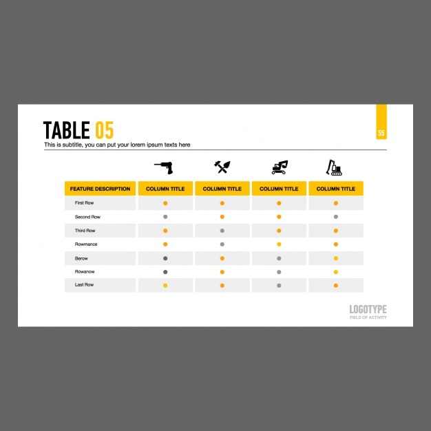 Infographic template design