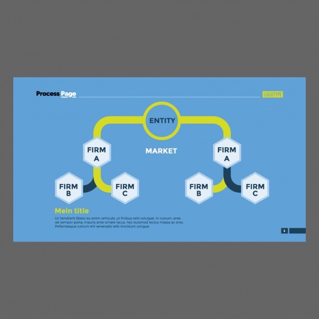 Free Vector infographic template design