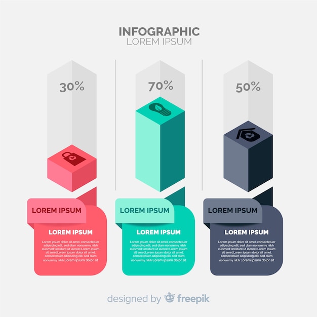 Free vector infographic template