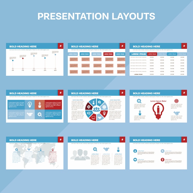 Infographic templates collection