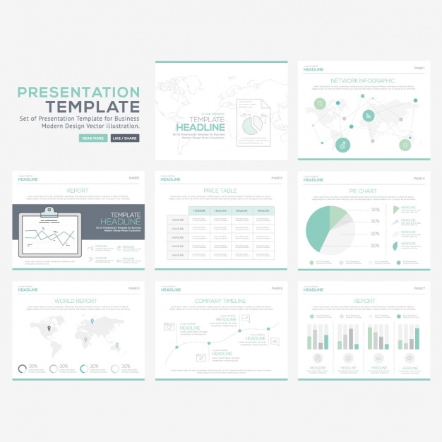 Infographic templates collection