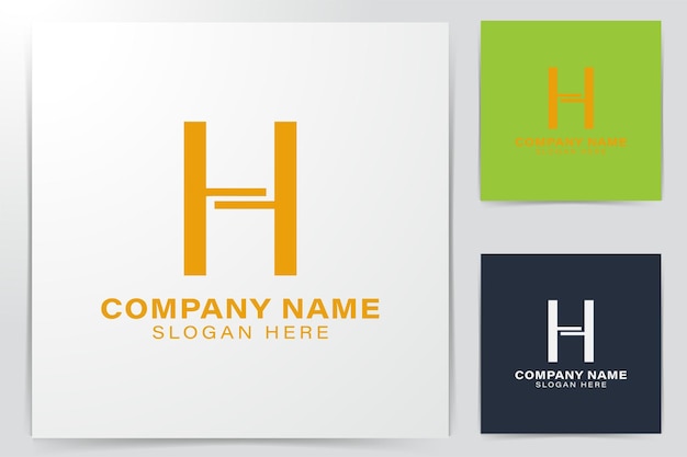 Free vector initial letter h logo ideas. inspiration logo design. template vector illustration. isolated on white background