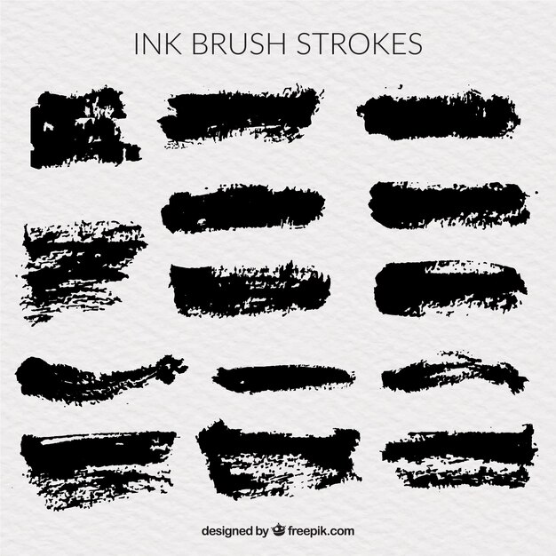 Ink brush pack