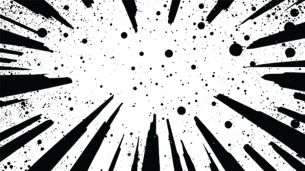 Free Vector ink splatter bursting background