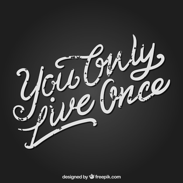 Inspirational lettering background