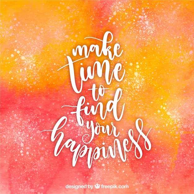 Inspirational lettering background