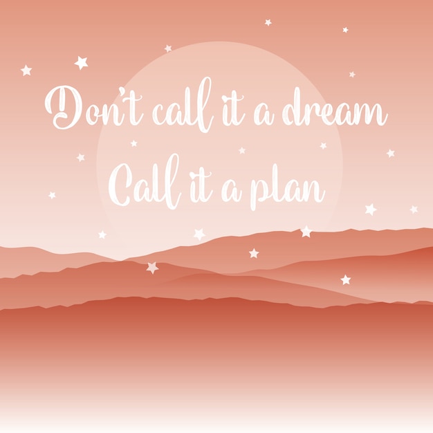 Free Vector inspirational quote background 