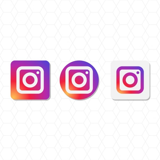 Free vector instagram logo pack