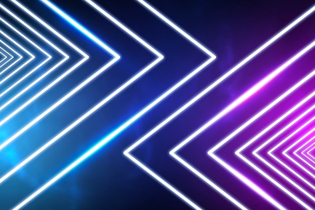 Free Vector intense neon lights background