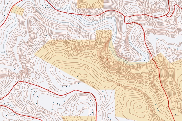 Free vector interesting topographic map background