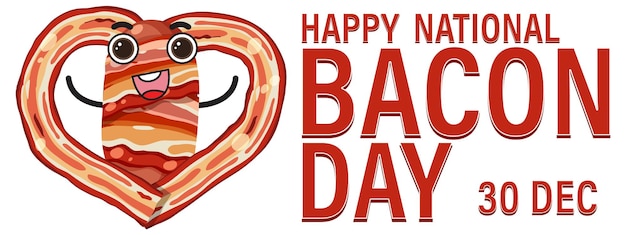 International Bacon Day Banner Template