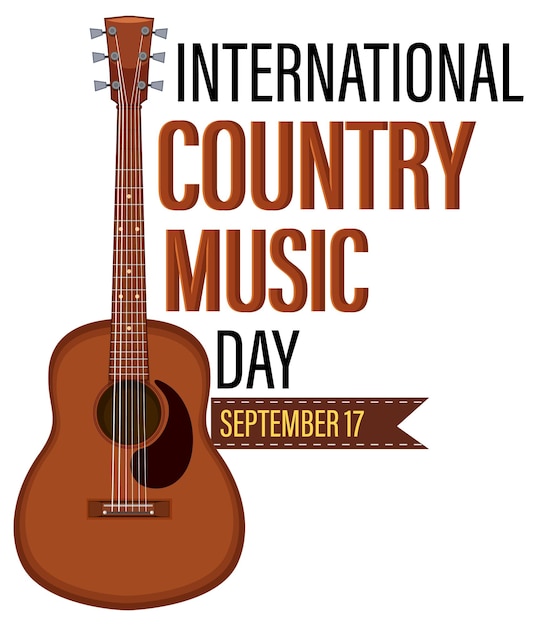 International Country Music Day Banner