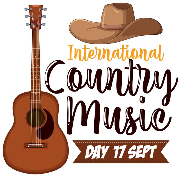 International Country Music Poster Design