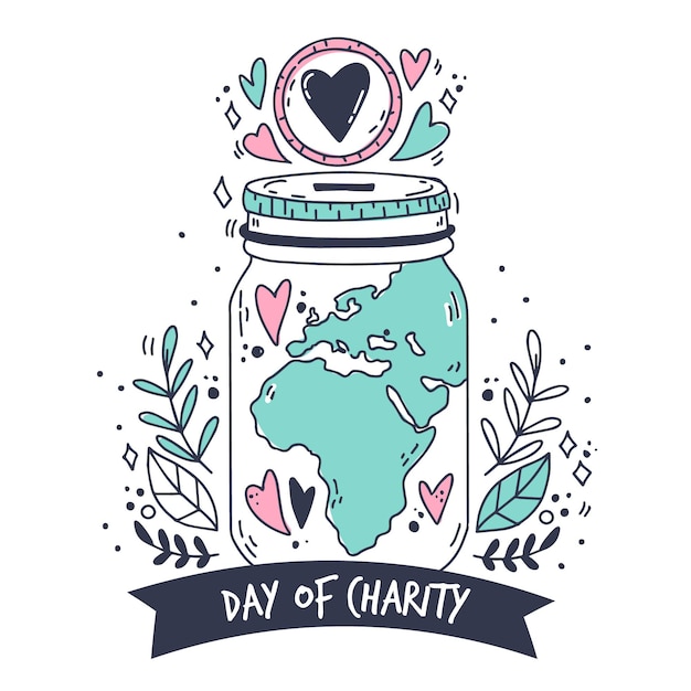 Free Vector international day of charity