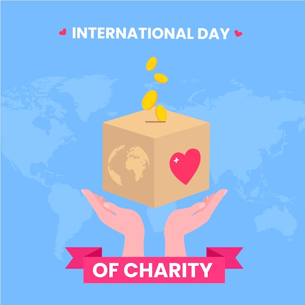 Free Vector international day of charity