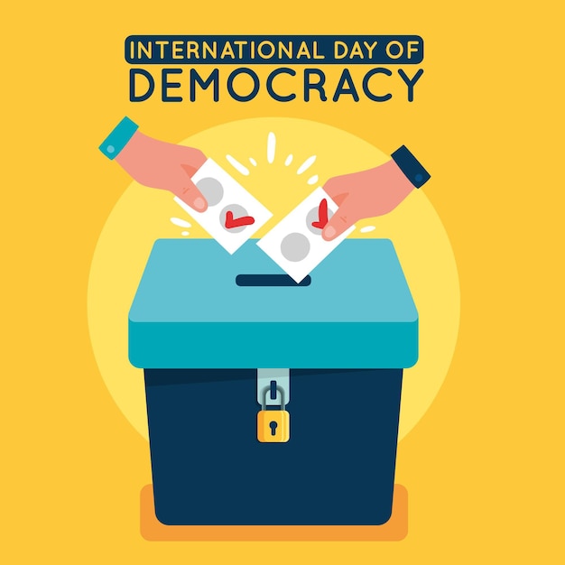 International day of democracy concept