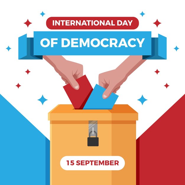 International day of democracy concept