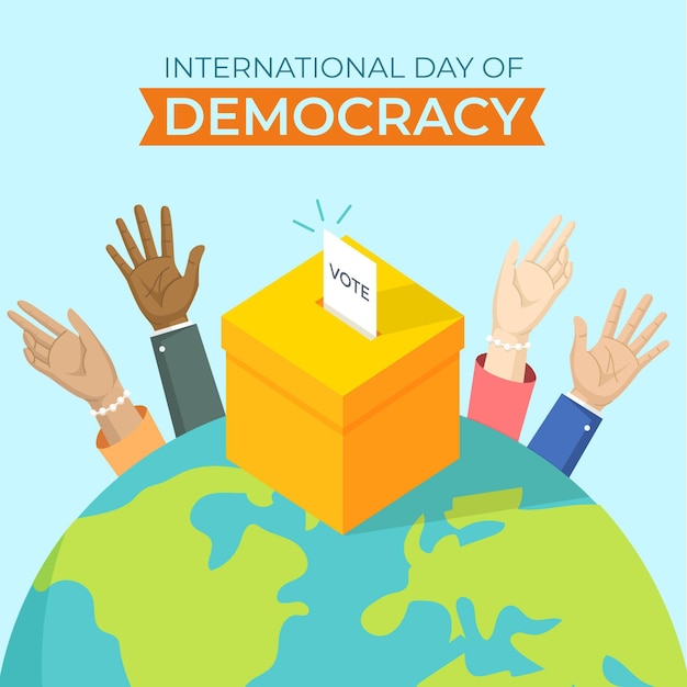 International day of democracy concept