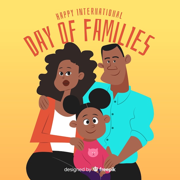 Free Vector international day of families