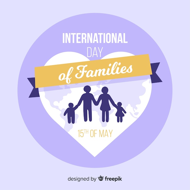 Free Vector international day of families