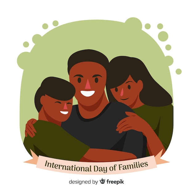 Free Vector international day of families