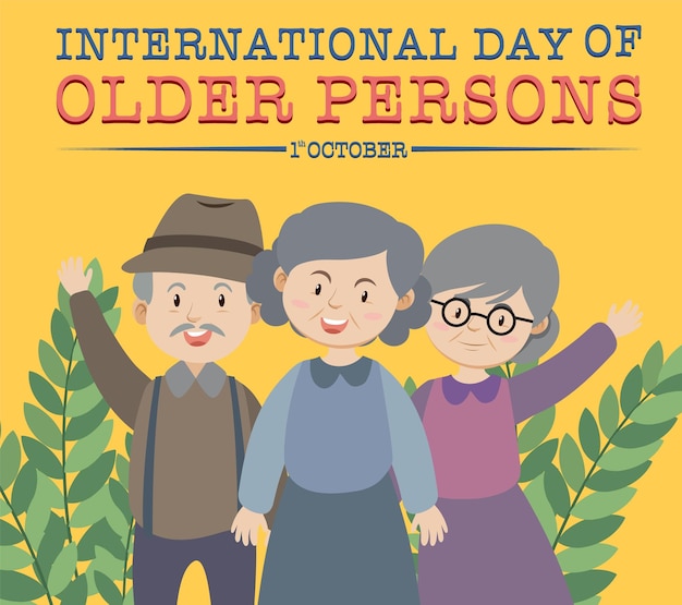 International day of older persons poster design