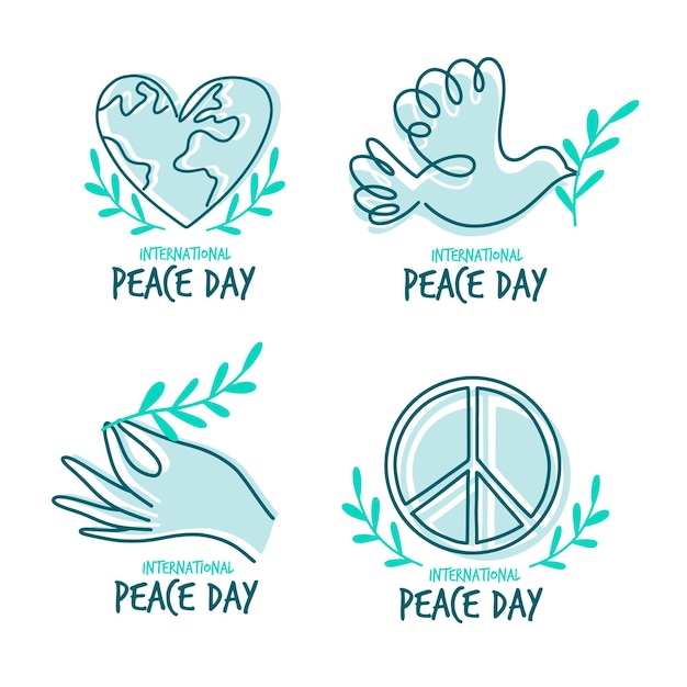 International day of peace labels collection