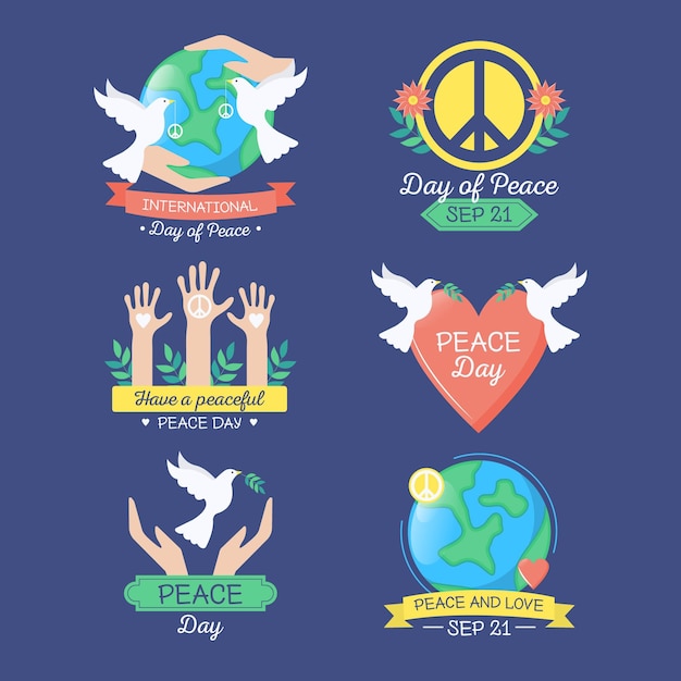 International day of peace labels set