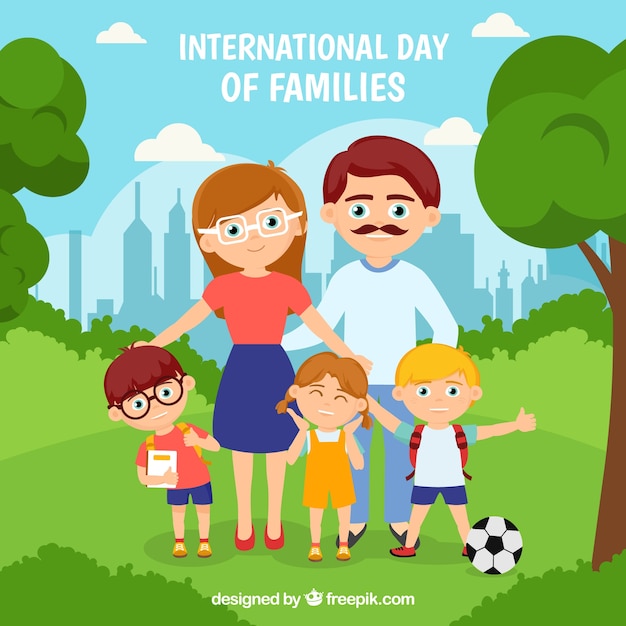 International family day background