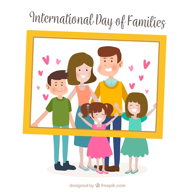 International family day background