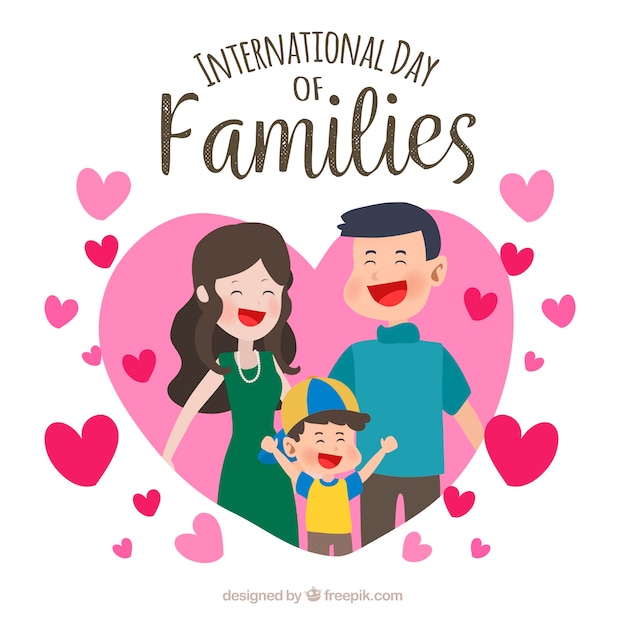 International family day background