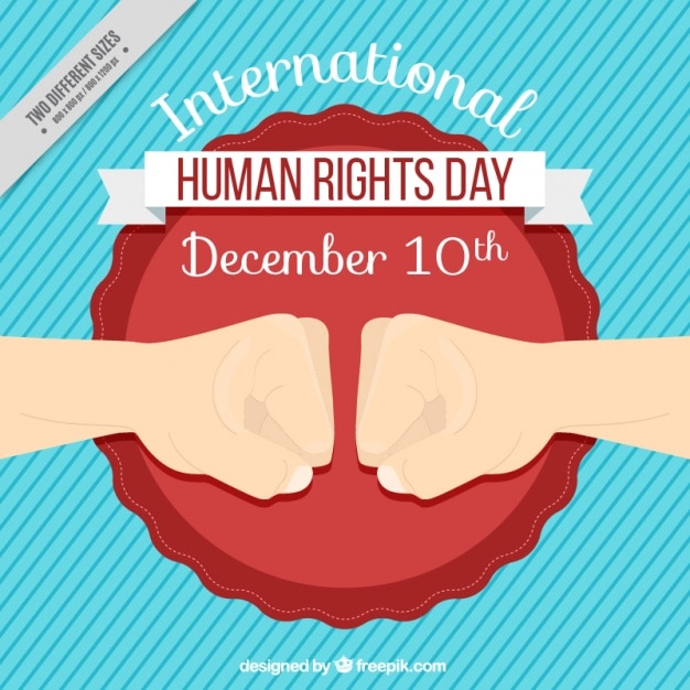 Free Vector international human rights day background