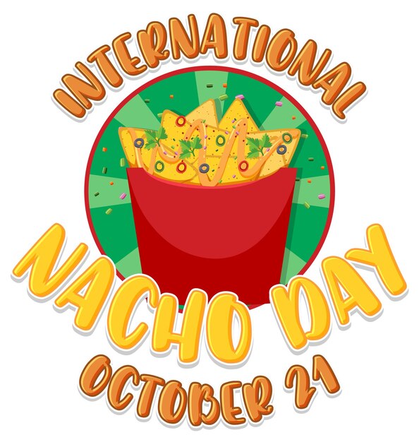 International Nacho Day Banner Design