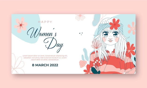 Free Vector international women's day hand drawn illustration